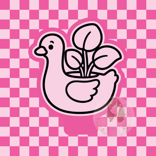 Goose planter silicone freshie mold