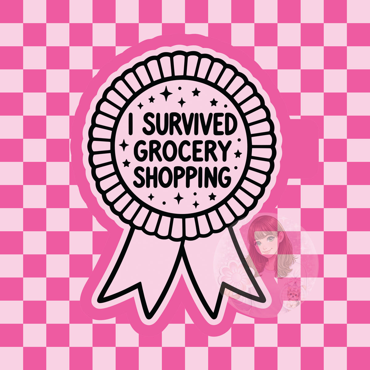 Survived grocery shopping silicone mold