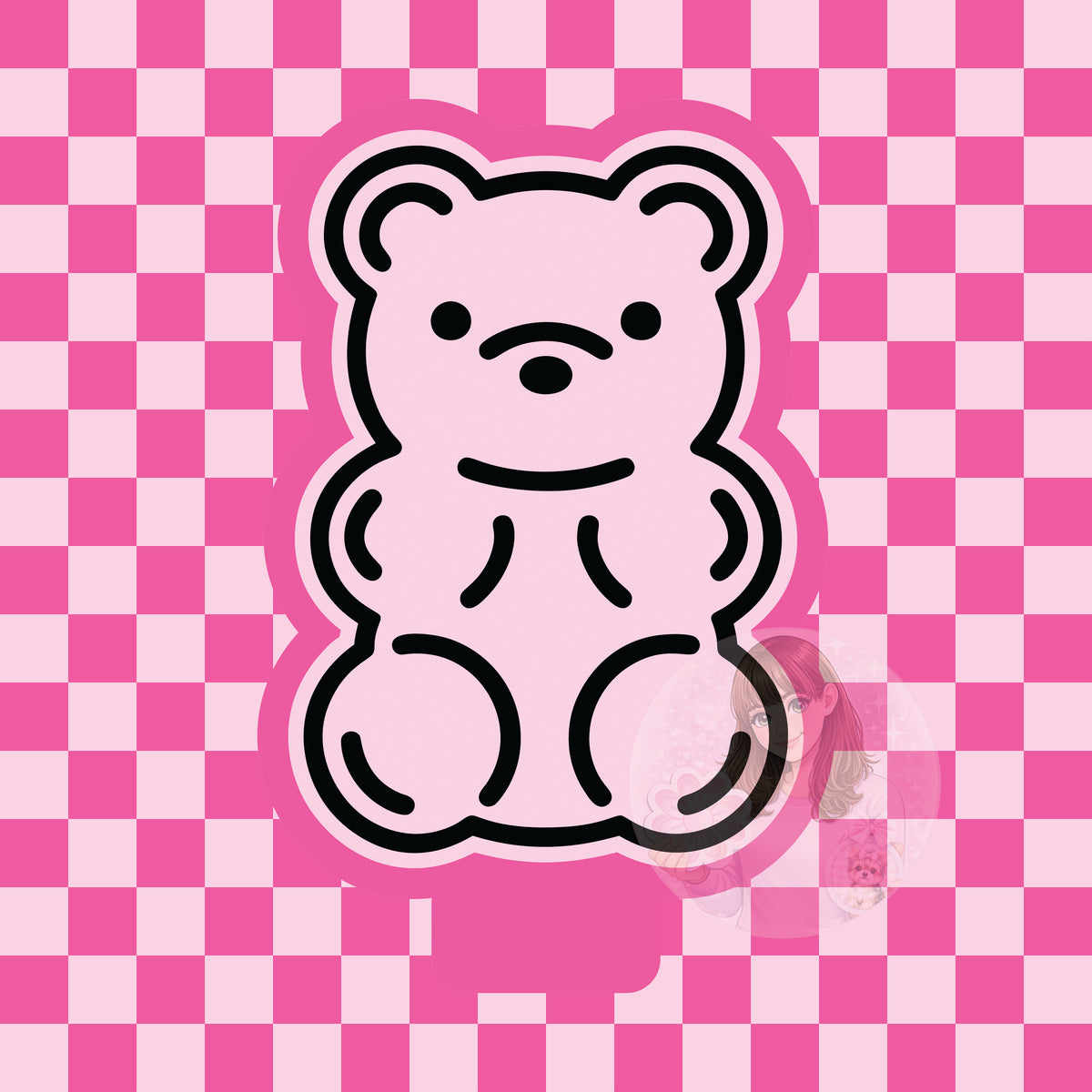 Gummy bear silicone mold