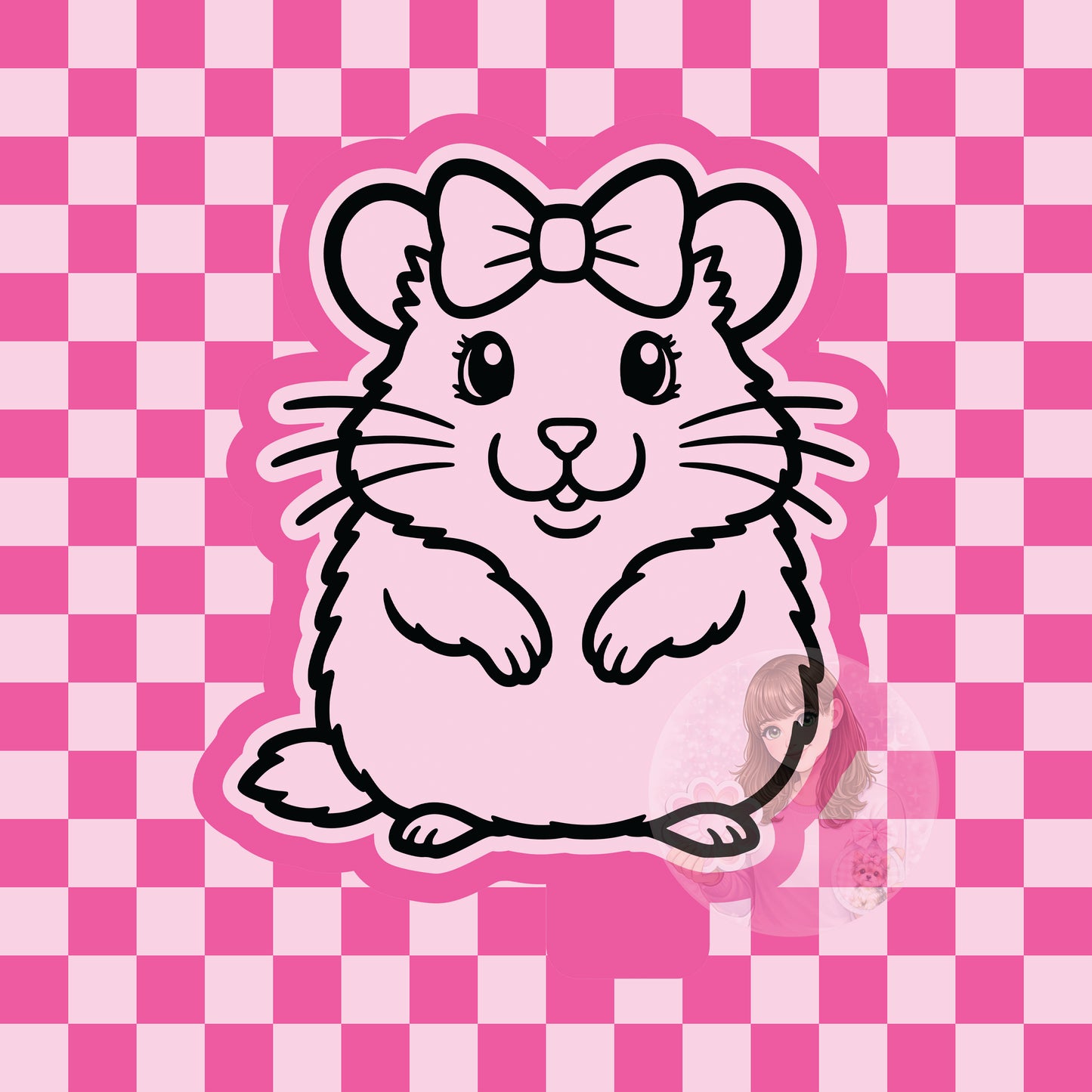 Hamster silicone freshie mold