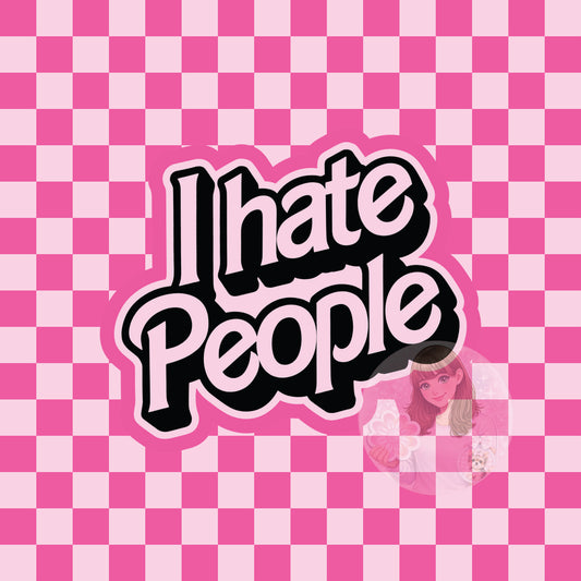 I hate people silicone freshie mold