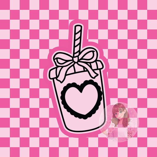 Heart cup silicone freshie mold