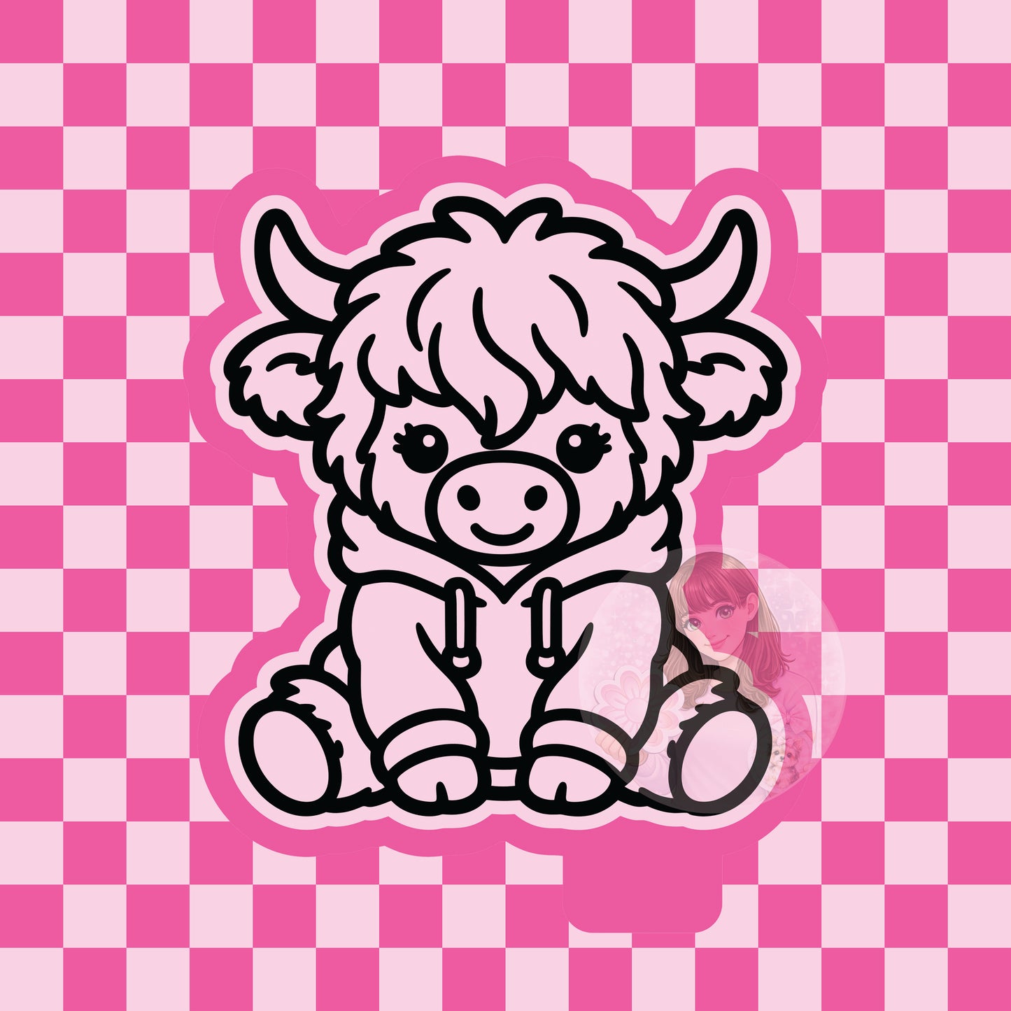 Highland cow hoodie silicone freshie mold