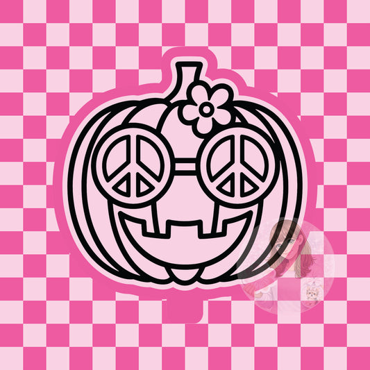 Hippie pumpkin silicone freshie mold