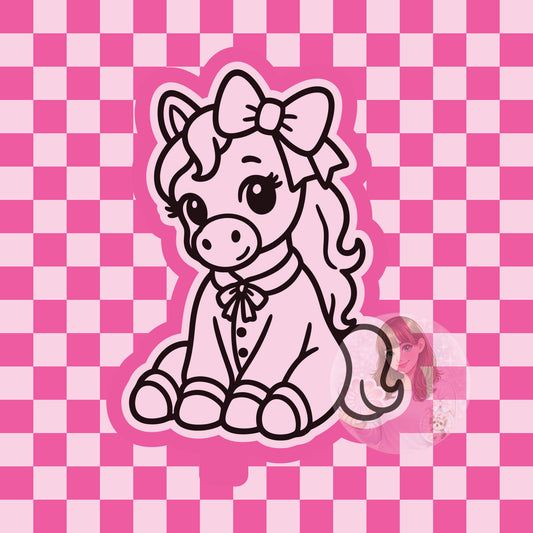 Cute horse silicone freshie mold
