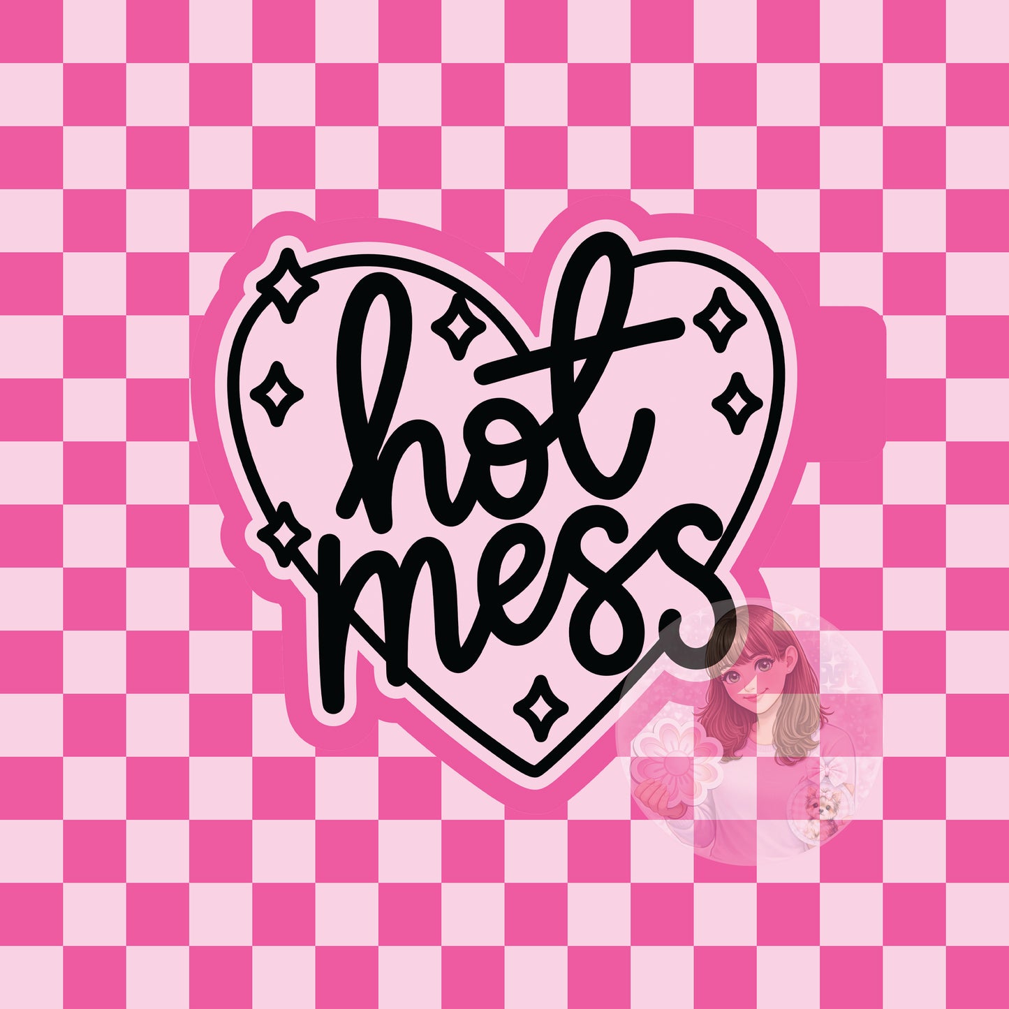 Hot mess silicone freshie mold