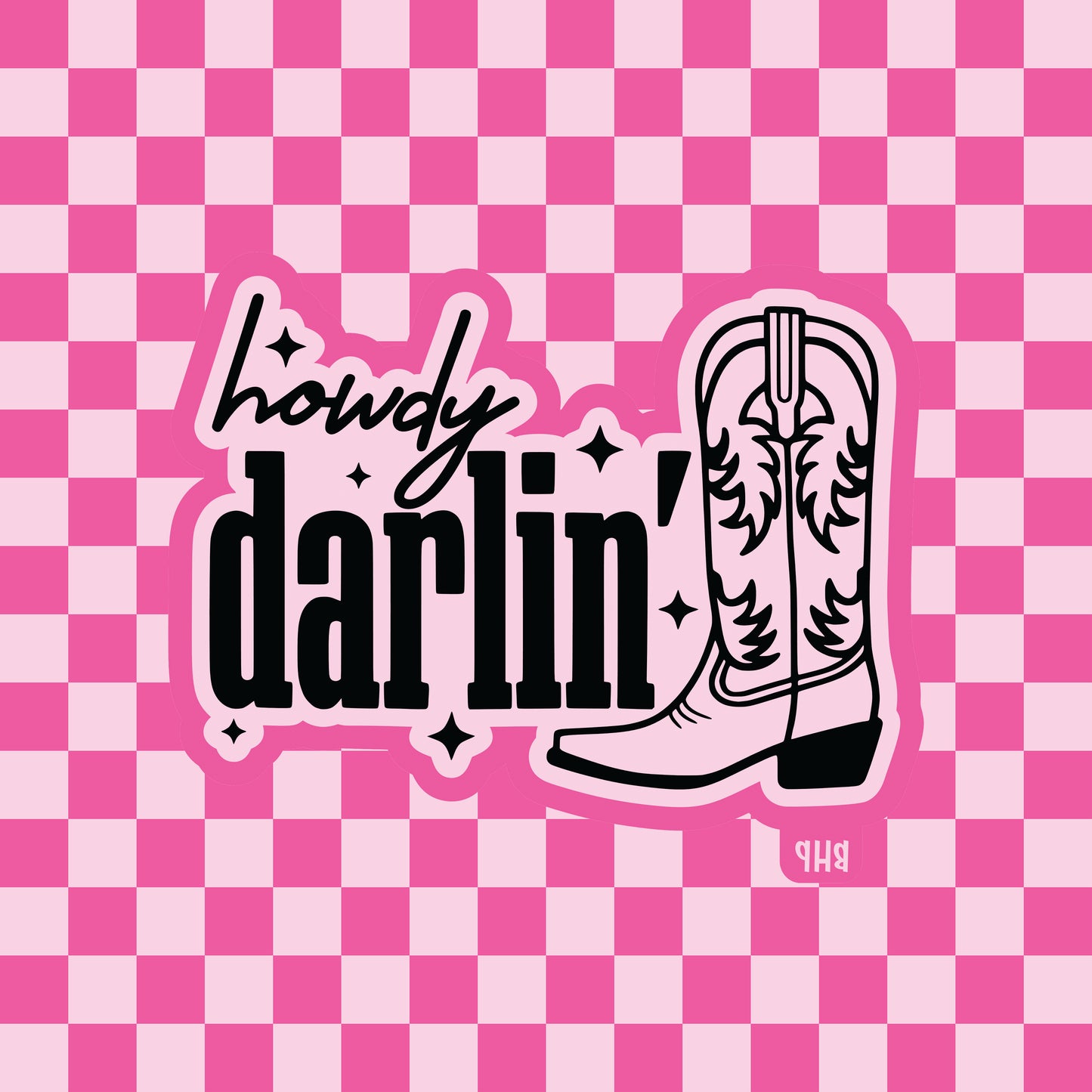 Howdy Darlin' silicone freshie mold