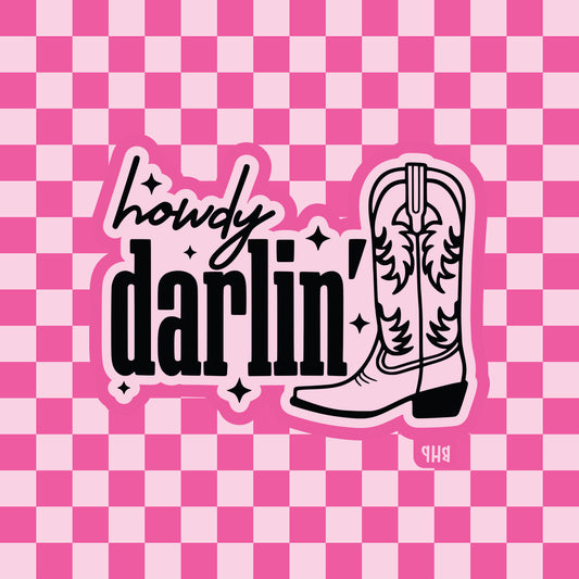 Howdy Darlin' silicone freshie mold