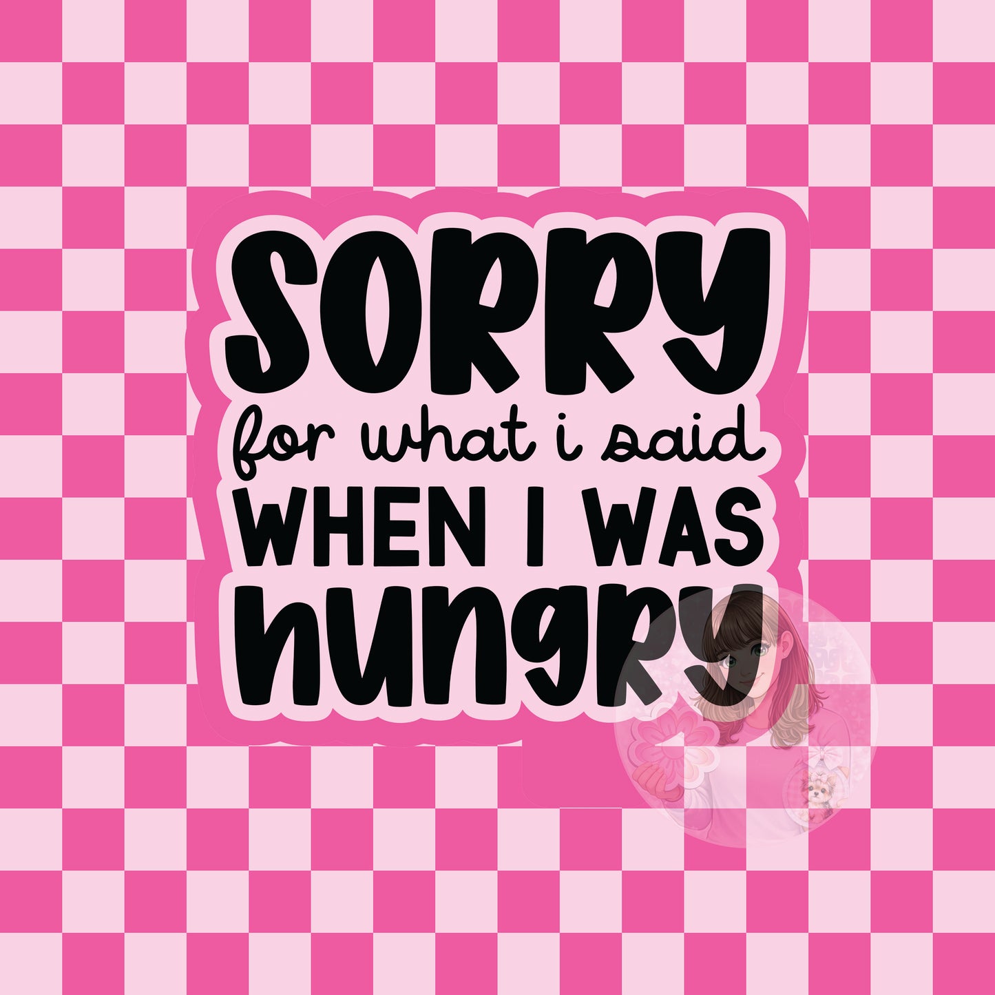 Sorry for what I said when I was hungry silicone freshie mold