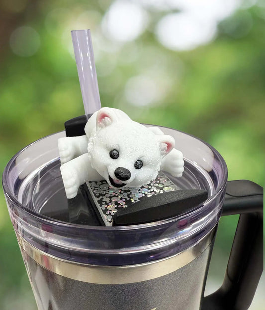 Polar bear 3D cup topper