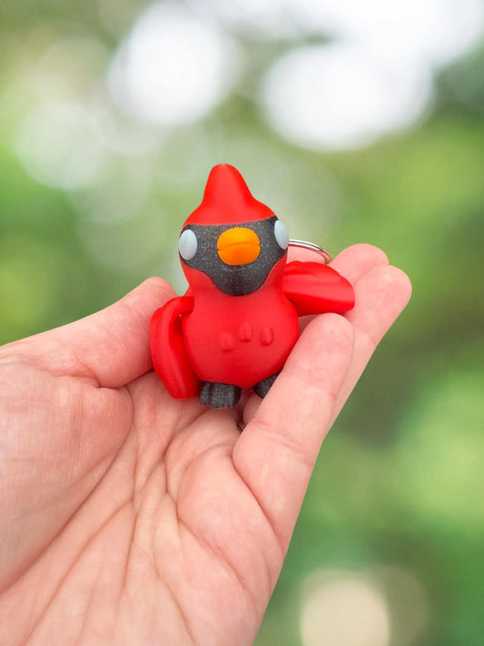 Cardinal keychain