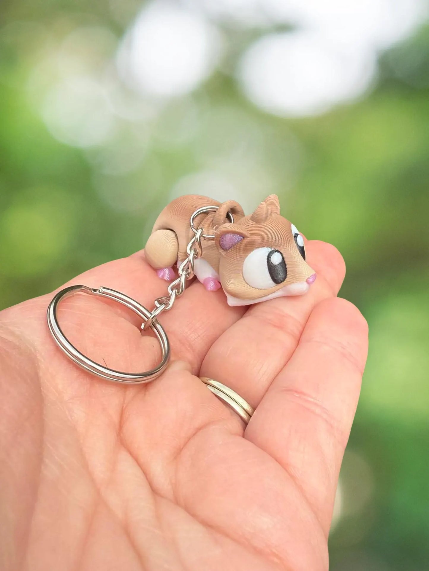 Hamster keychain