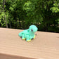 Brontosaurus dinosaur keychain