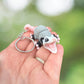 Opossum keychain