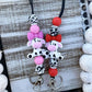 Cute cow beaded lanyard