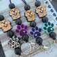 Dog beaded lanyard
