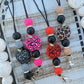 Leopard apple teacher lanyard