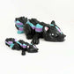 Colorful skunk articulated 3D figurine