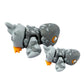 Pigeon 3D articulated figurine