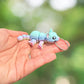 Rainbow cat keychain