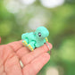 Brontosaurus dinosaur keychain