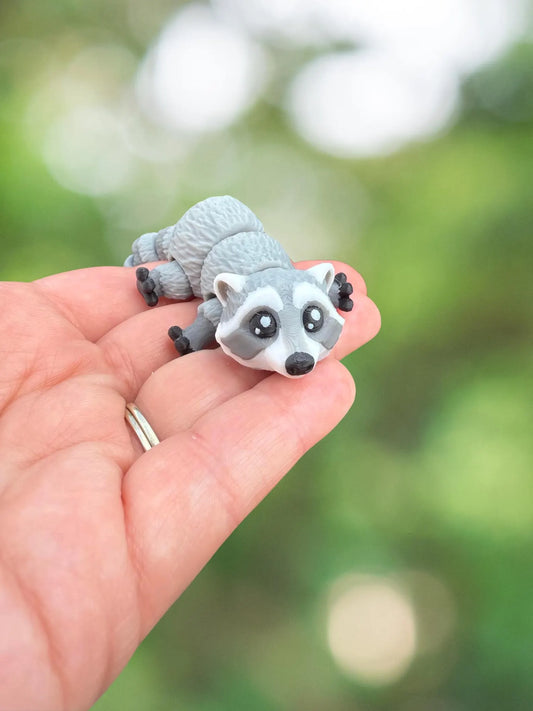 Raccoon keychain