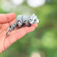 Raccoon keychain