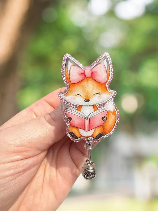 Reading fox retractable badge reel