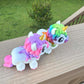 Rainbow unicorn articulated 3D printed figurine