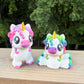 Rainbow unicorn articulated 3D printed figurine