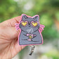 Cool coffee cat retractable badge reel