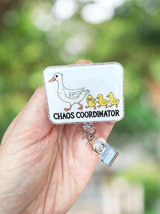 Chaos coordinator retractable badge reel
