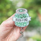 Book fund money jar retractable badge reel