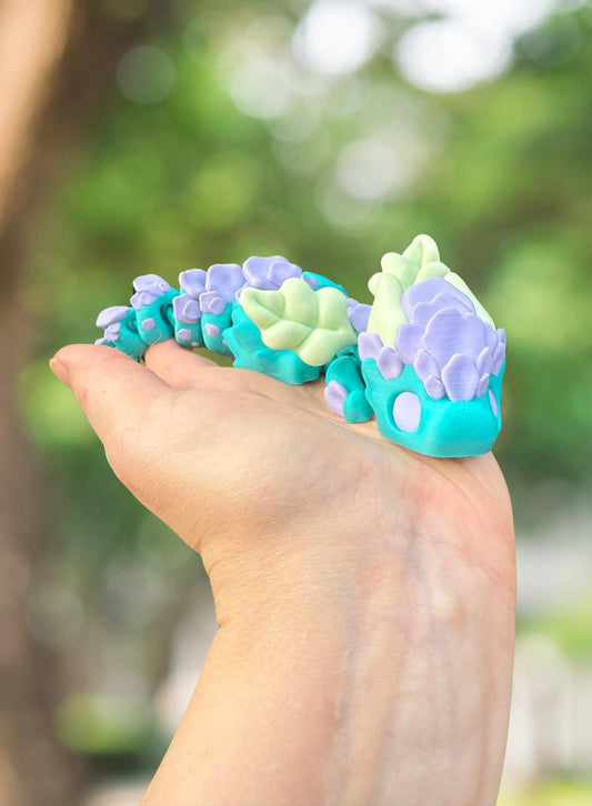 3D printed articulated Sakura dragon
