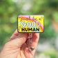 Just be a good human retractable badge reel