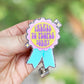Talked to people today award retractable badge reel