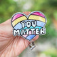 You matter retractable badge reel