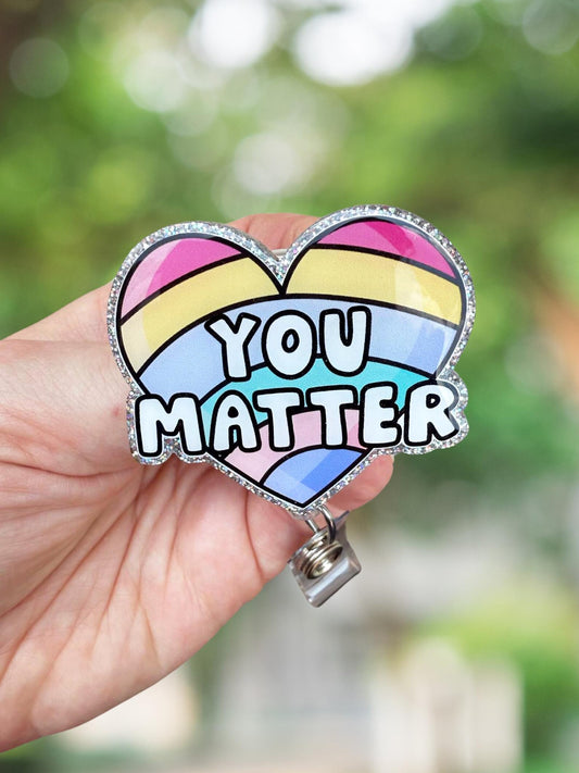 You matter retractable badge reel