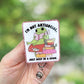 I'm not antisocial, just deep in a book retractable badge reel