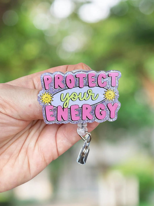 Protect your energy retractable badge reel
