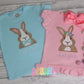 Easter shirt girls, Easter shirt kids, Easter shirt personalized, girls bunny shirt, personalized bunny shirt, embroidered shirt, cute bunny