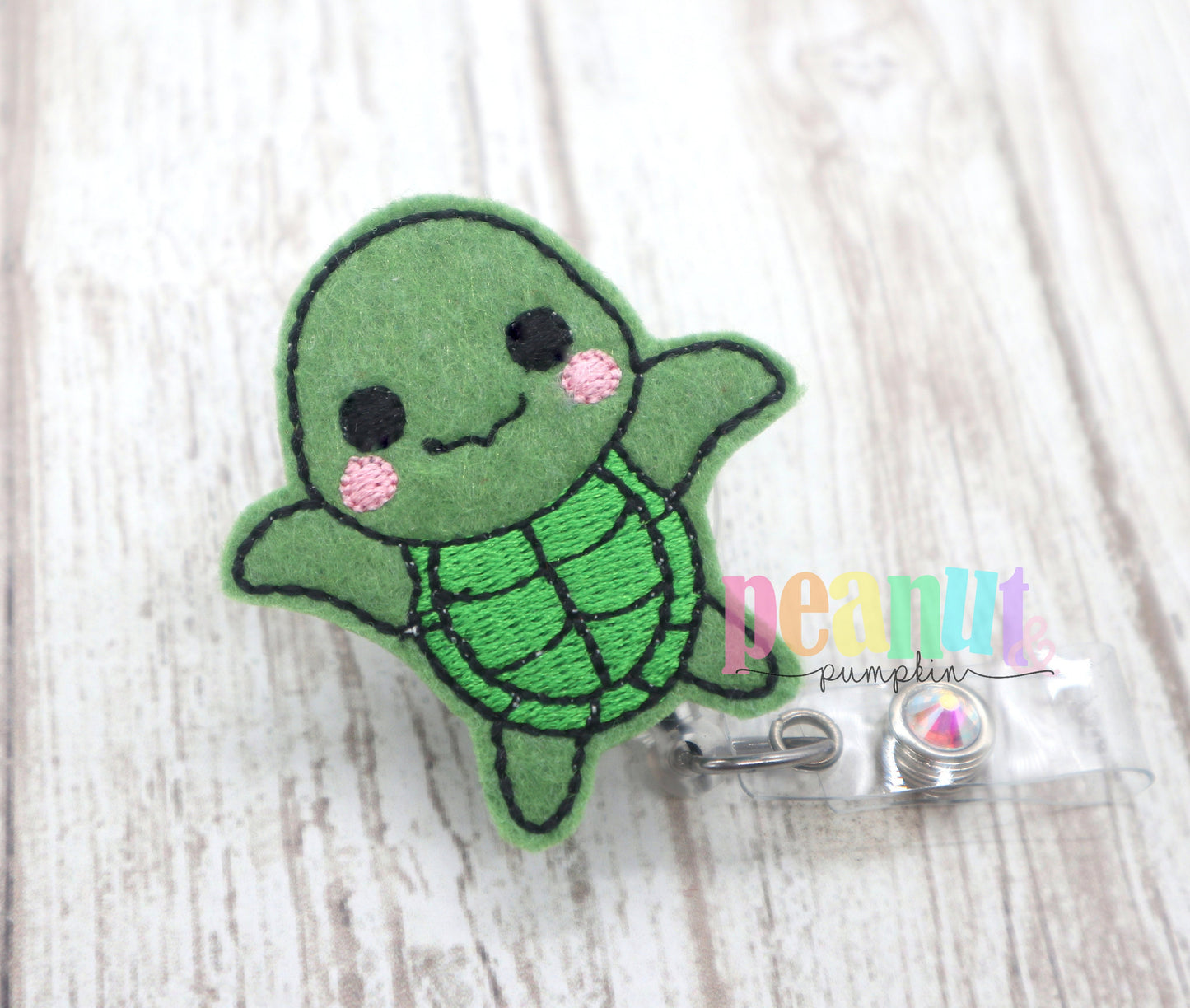 Turtle badge reel, turtle badge holder, cute badge reel, turtle gifts