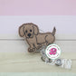 Dachshund badge reel - dog badge reel - dachshund badge holder - dachshund badge clip - dachshund gifts - badge reel vet - badge reel nurse