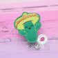 Cactus badge reel - sombrero cactus - cactus badge holder - cactus badge clip - nurse badge reel - badge reel for nurse - teacher badge reel