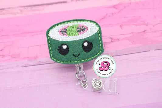 Sushi badge reel - sushi badge holder - sushi badge clip - food badge reel - badge reel teacher - medical ID badge holder - cute badge reel