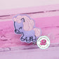 Pony badge reel - purple pony - pony badge clip - horse badge reel - horse badge holder - cute badge reel - badge reel nurse