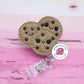 Cookies badge reel - chocolate chip cookies - cookie badge clip - badge holder - food badge reel - badge reel nurse - teacher - retractable