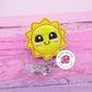 Sunshine badge reel - sun badge holder - badge clip - cute little sun - badge reel nurse - retractable - lanyard - sun lanyard - sun gifts