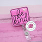 Pink be kind badge reel - nurse badge reel - retractable ID badge holder - be kind badge clip - be kind badge holder - cute badge reel