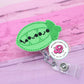 Peas in a pod - badge reel - cute badge reel - nutritionist - dietician - badge reel nurse - retractable - lanyard - badge clip - peas